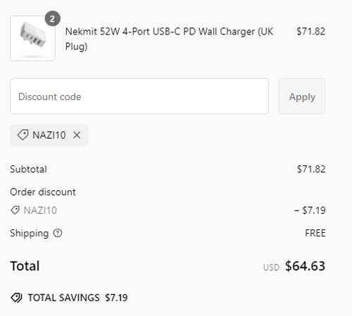 proof of working Nekmit coupon codes NAZI10