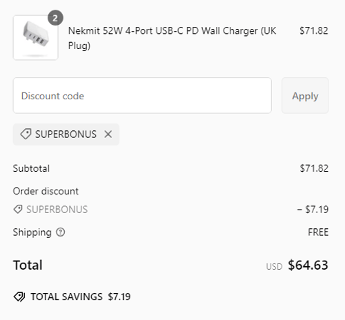 proof of working Nekmit coupon codes SUPERBONUS