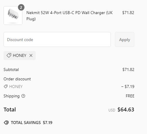 proof of working Nekmit coupon codes HONEY