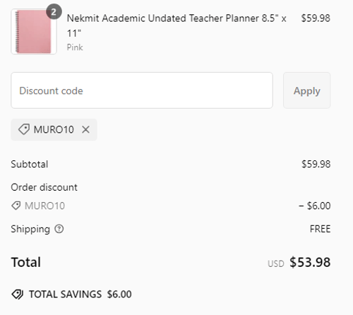 proof of working Nekmit coupon codes MURO10