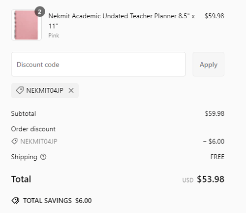 proof of working Nekmit coupon codes NEKMIT04JP