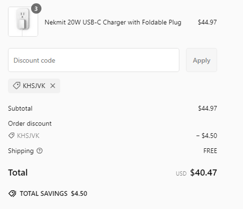 proof of working Nekmit coupon codes KHSJVK