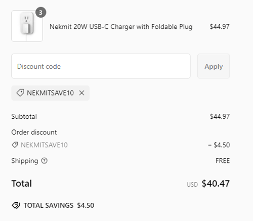proof of working Nekmit coupon codes NEKMITSAVE10