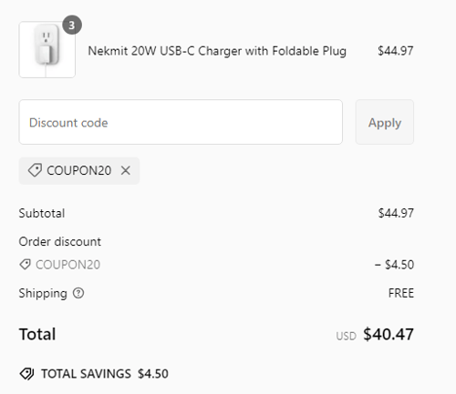proof of working Nekmit coupon codes COUPON20