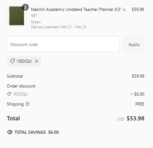 proof of working Nekmit coupon codes 10DIQU