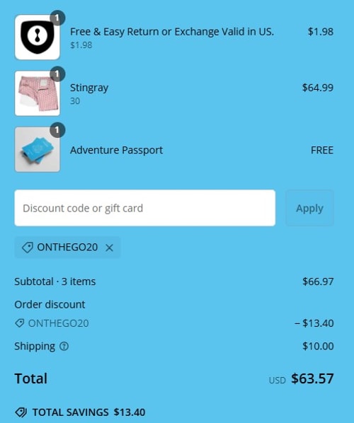 proof of working Bermies discount codes ONTHEGO20