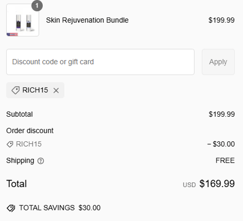 proof of working Aseir Custom discount codes RICH15