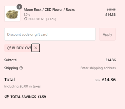 proof of working Strain Station discount codes BUDDYLOVE