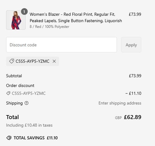 proof of working Liquorish Online discount codes C5S5-AYP5-YZMC