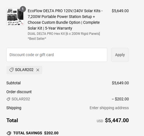 proof of working ShopSolar discount codes SOLA✱✱✱✱