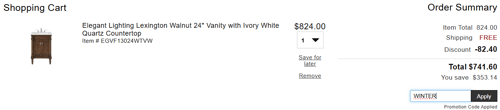proof of working LuxeDecor promo codes WINTER
