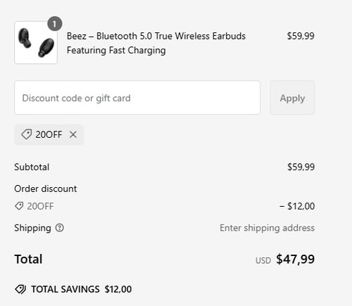 proof of working Jabees Store coupon codes 20OFF