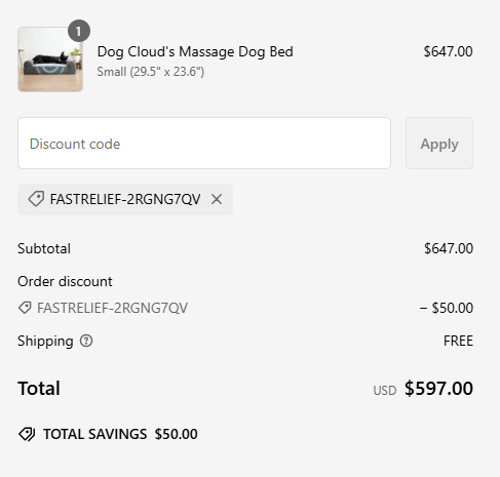 proof of working Dog Cloud Bed discount codes FastRelief-2RGNG7QV
