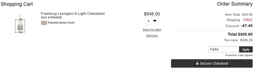 proof of working LuxeDecor promo codes PJ054