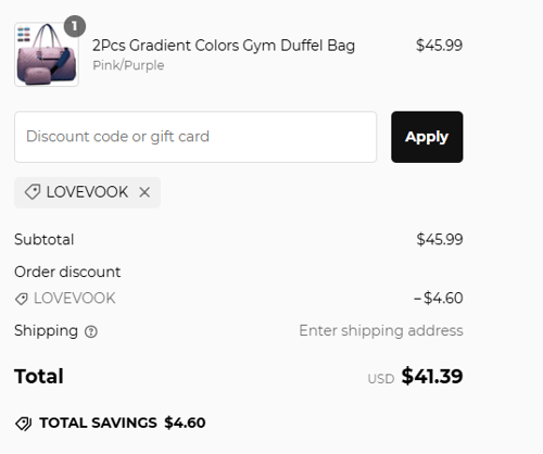 proof of working LOVEVOOK coupon codes LOVE✱✱✱✱