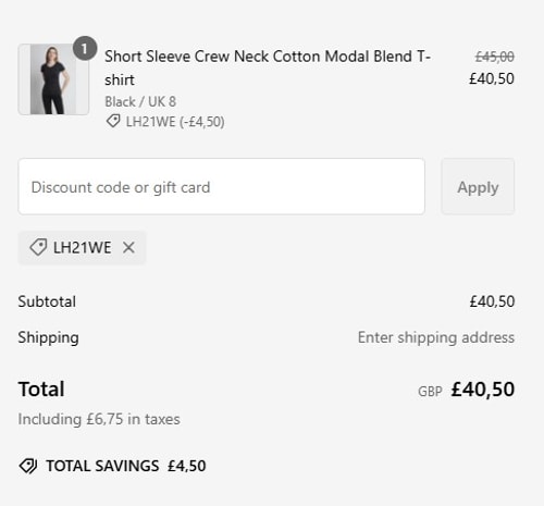 proof of working Lavender Hill Clothing discount codes LH21WE