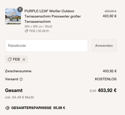 proof of working PURPLE LEAF aktionscodes FEB