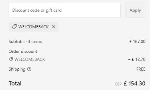 proof of working Komodo Fashion discount codes WELCOMEBACK
