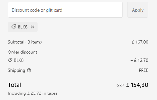 proof of working Komodo Fashion discount codes BLK8