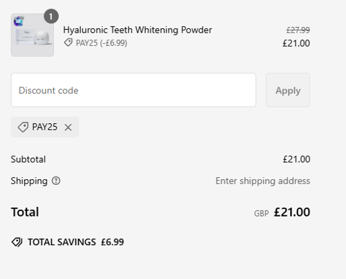 proof of working Polished London coupon codes PAY25