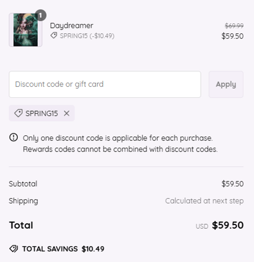 proof of working Dreamer Designs discount codes SPRING15