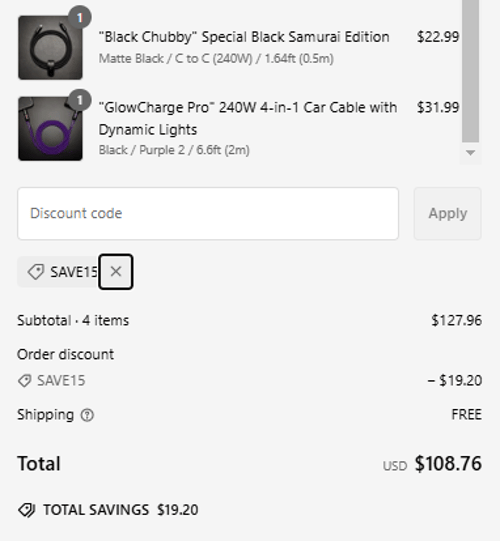 proof of working ChubbyCable discount codes SAVE15