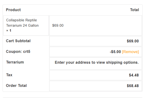 proof of working XYZReptiles coupon codes CRT5