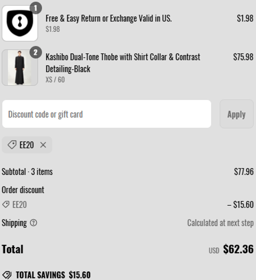 proof of working EastEssence promo codes EE20