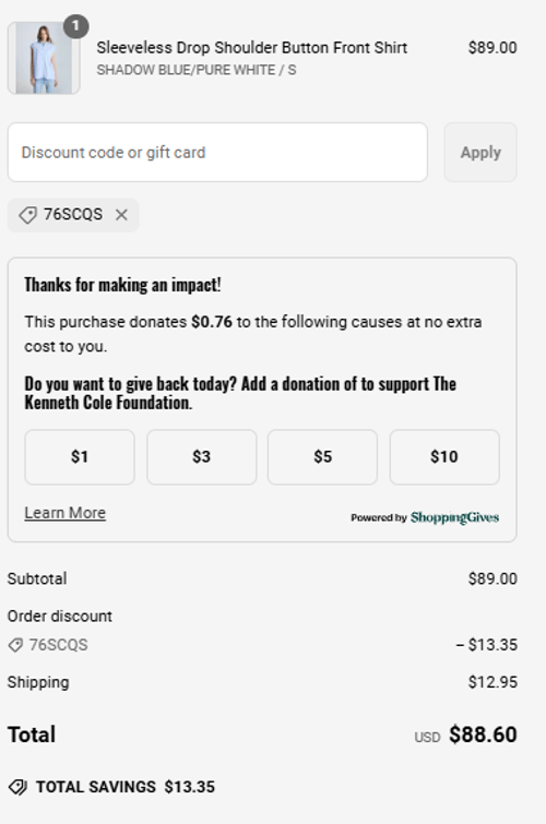 proof of working Kenneth Cole promo codes 76SCQS