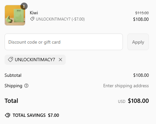 proof of working The Pelvic People discount codes UNLOCKINTIMACY7
