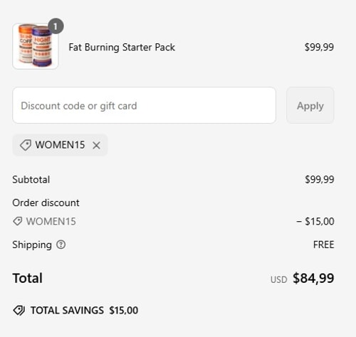 proof of working Skinny Coffee SuperBoost discount codes WOMEN15