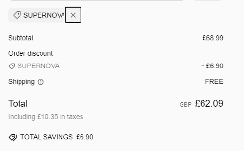 proof of working House Of Chastity discount codes SUPERNOVA