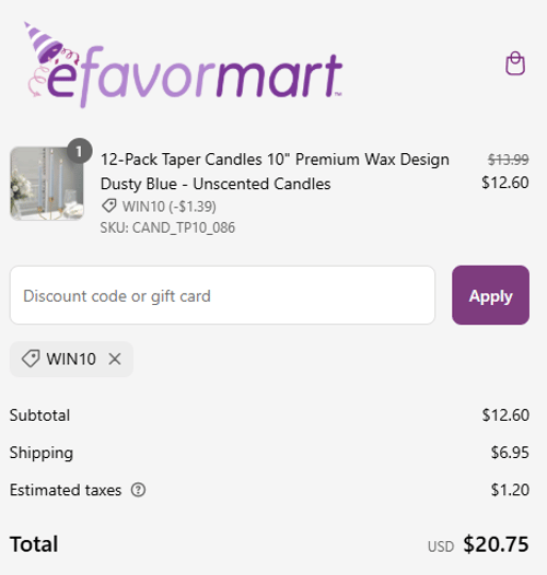 proof of working eFavormart discount codes WIN10