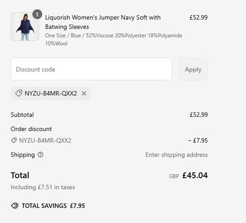 proof of working Liquorish Online discount codes VMDQ-4WVL-HJHC