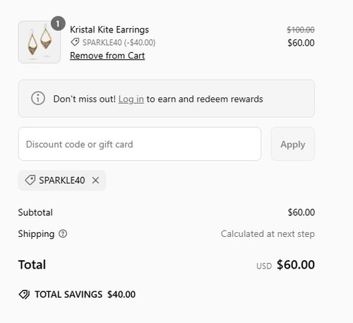 proof of working Waxing Poetic coupon codes SPARKLE40