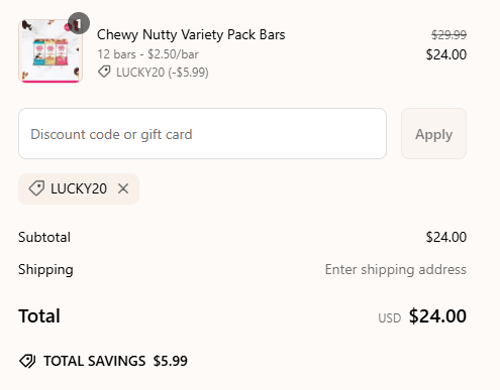 proof of working Love Good Fats coupon codes LUCKY20