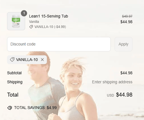 proof of working Lean1 discount codes VANILLA-10