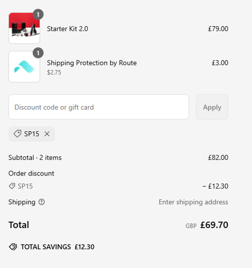 proof of working BAKSCAPE discount codes SP15