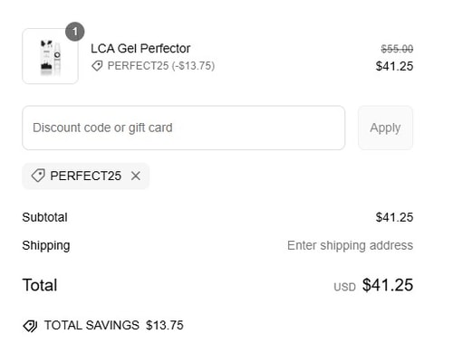 proof of working PRIORI Skincare discount codes PERFECT25