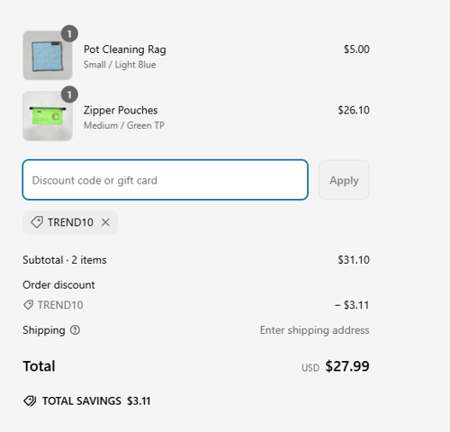 proof of working Hilltop Packs coupon codes TREND10