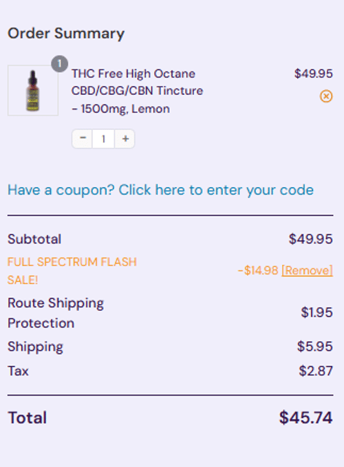 proof of working The Hemp Doctor coupon codes FSFLASH