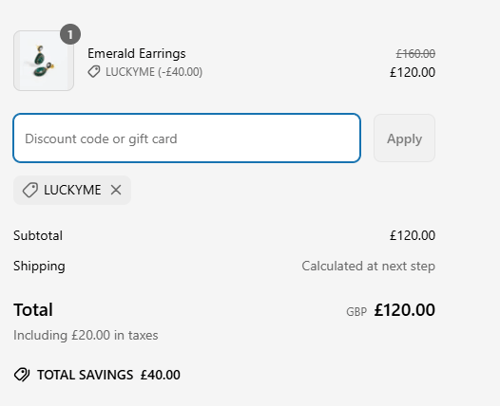 proof of working SORU JEWELLERY discount codes LUCK✱✱✱