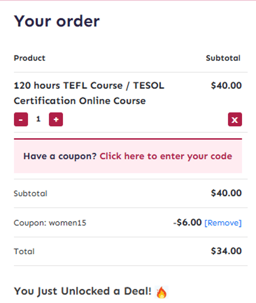 proof of working Lead Academy discount codes WOMEN15