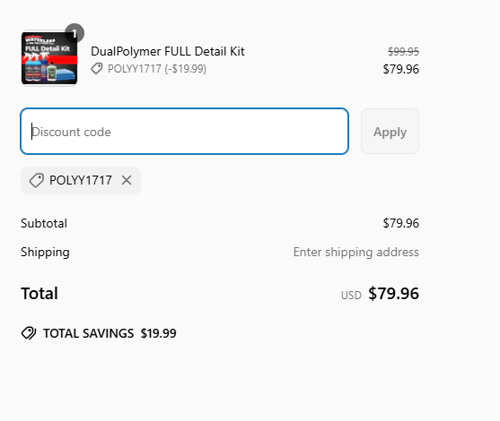 proof of working DualPolymer coupon codes POLYY1717