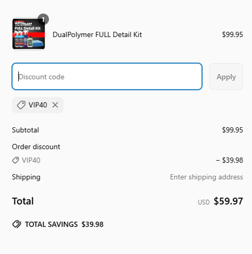 proof of working DualPolymer coupon codes VIP40