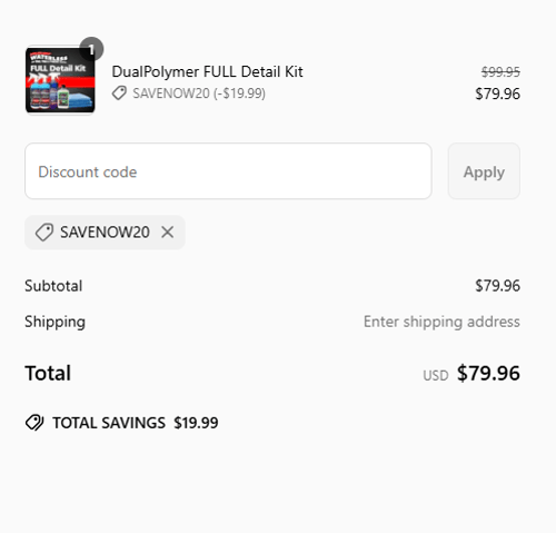 proof of working DualPolymer coupon codes SAVENOW20