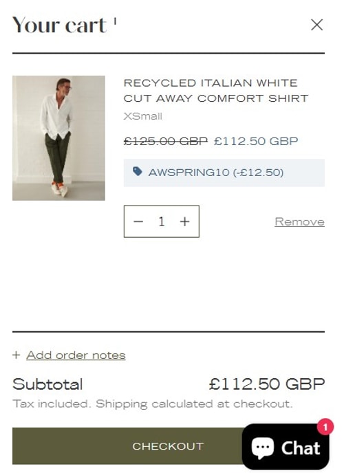 proof of working Neem London discount codes AWSPRING10