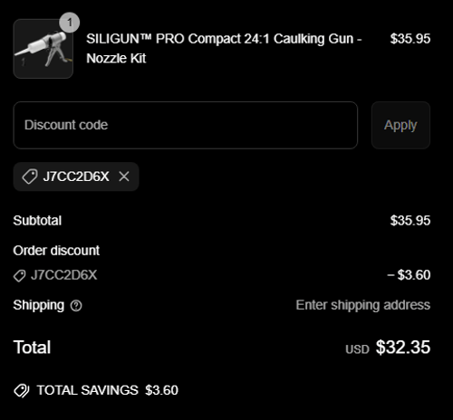 proof of working SILIGUN coupon codes J7CC2D6X
