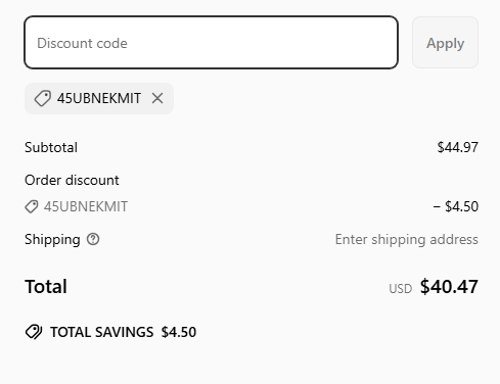 proof of working Nekmit coupon codes 45UBNEKMIT
