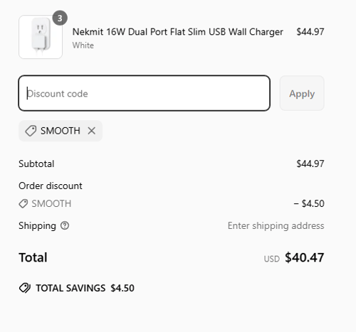 proof of working Nekmit coupon codes SMOOTH